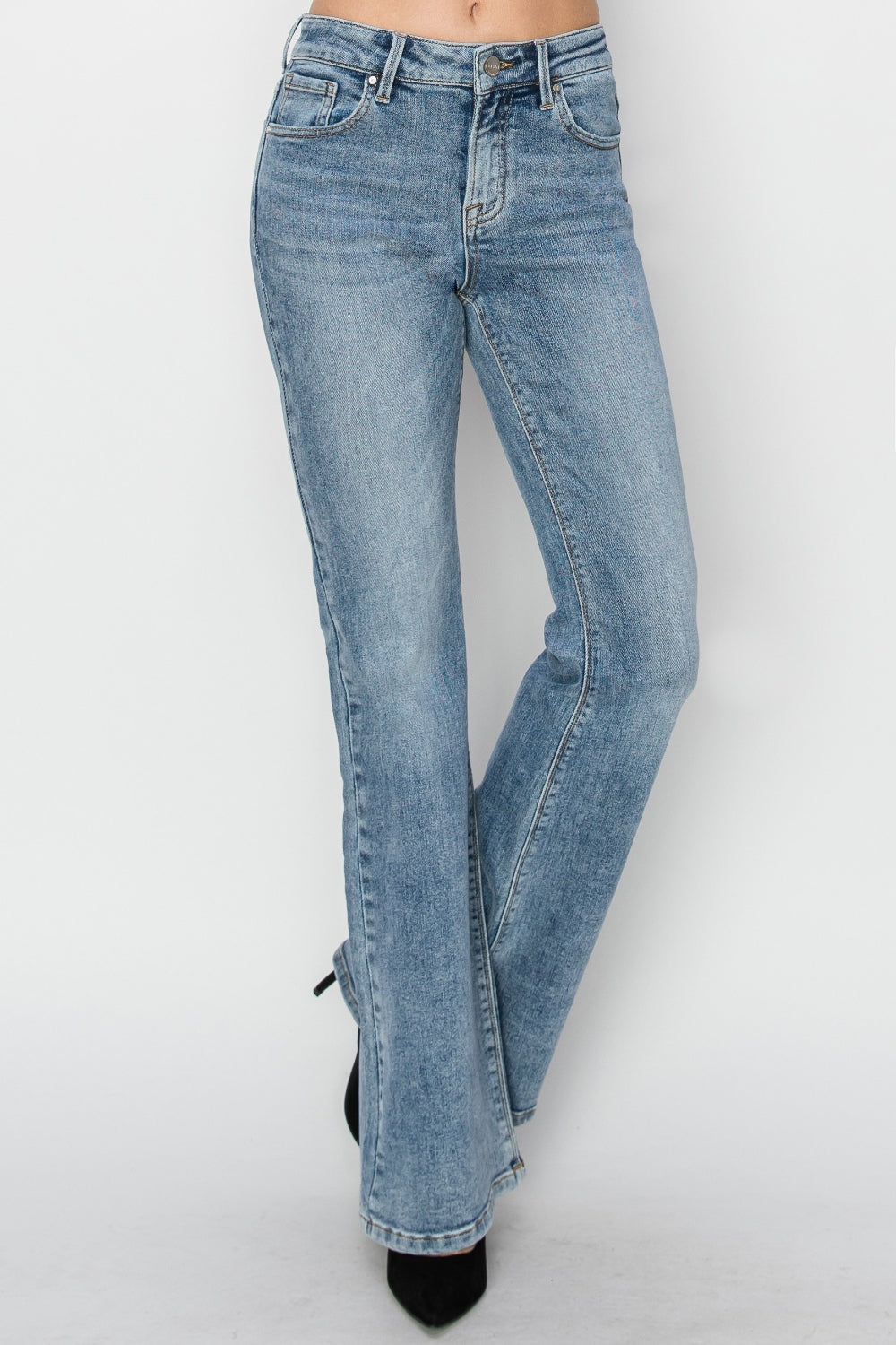 Mid Rise Bootcut Jeans