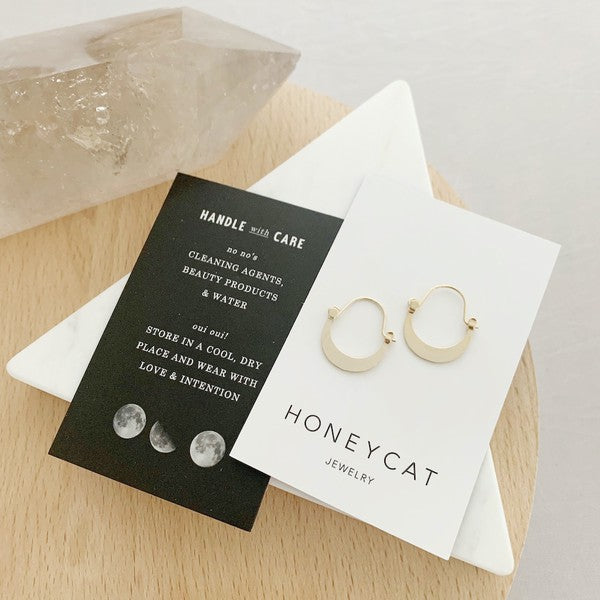 Presley Moon Hoop Earrings