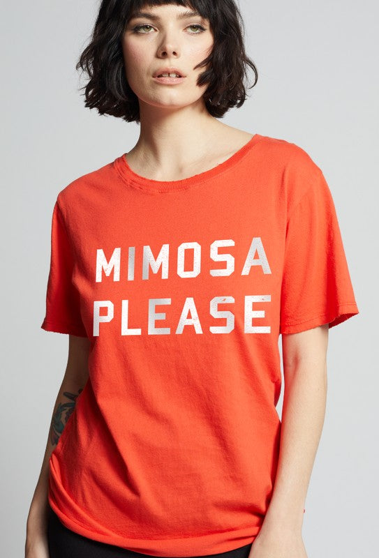 Mimosa Please Boyfriend Tee