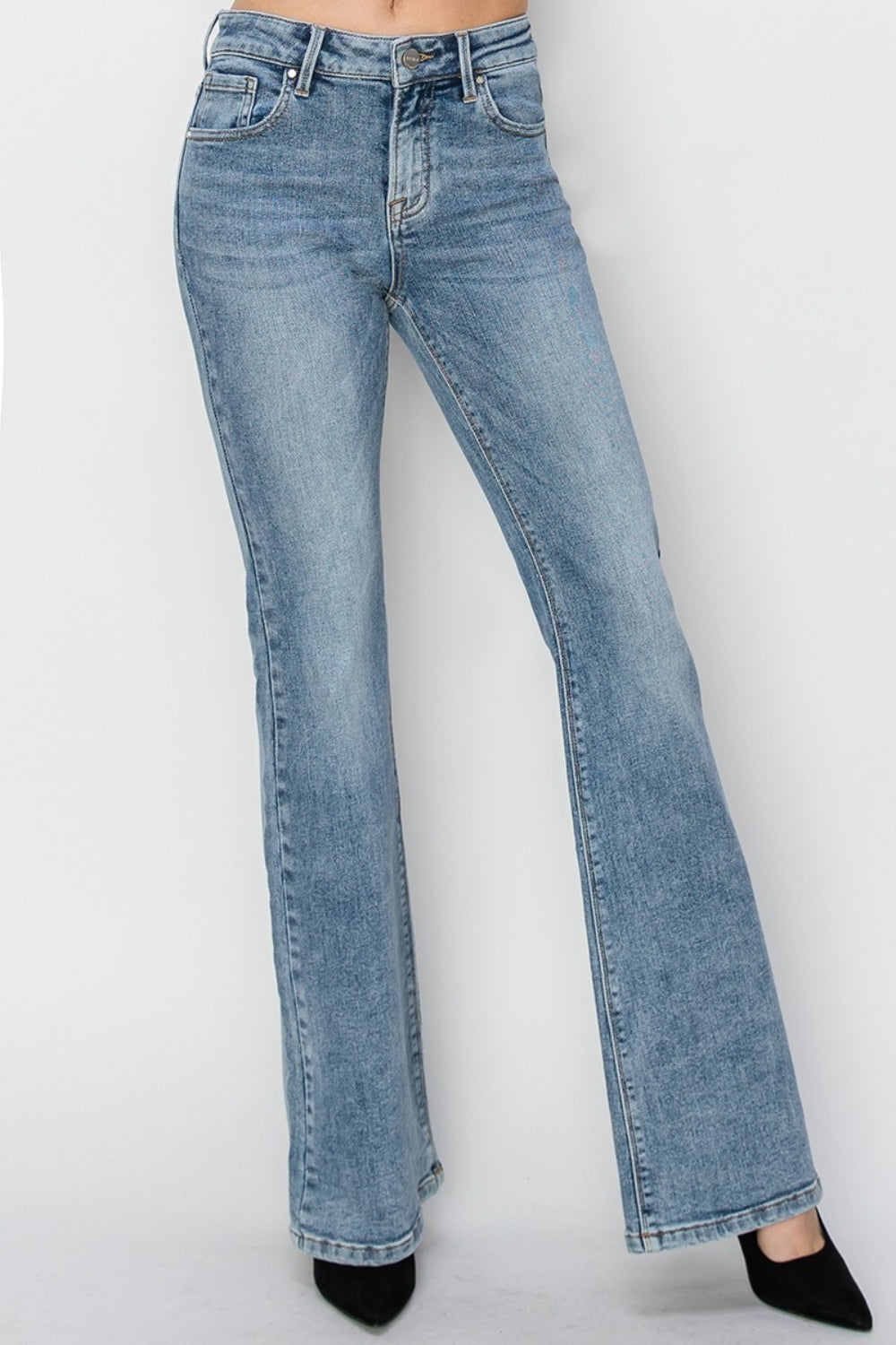 Mid Rise Bootcut Jeans