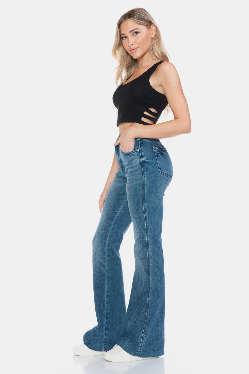 High Rise Flare Jeans