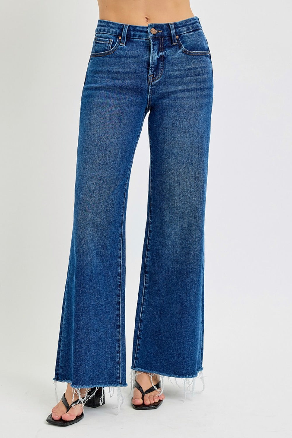 High Rise Wide Leg Jeans