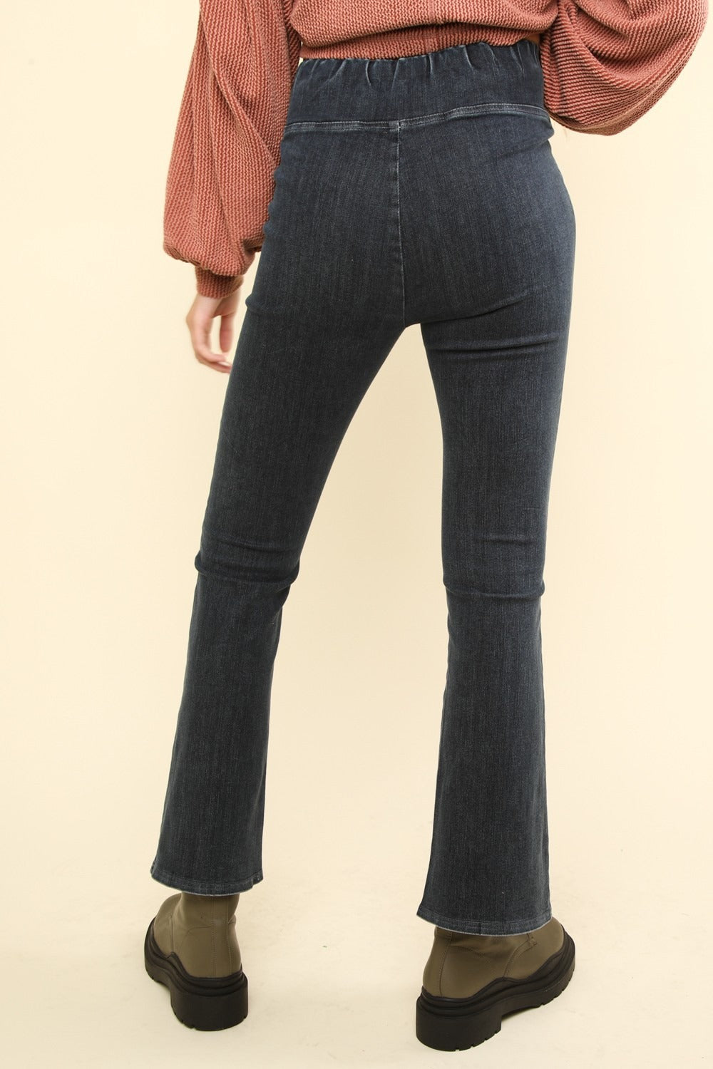 Stretchy Crossover Waist Legging/Jeans