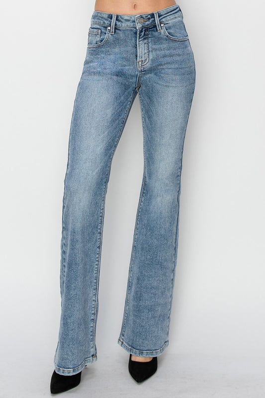 Mid Rise Bootcut Jeans