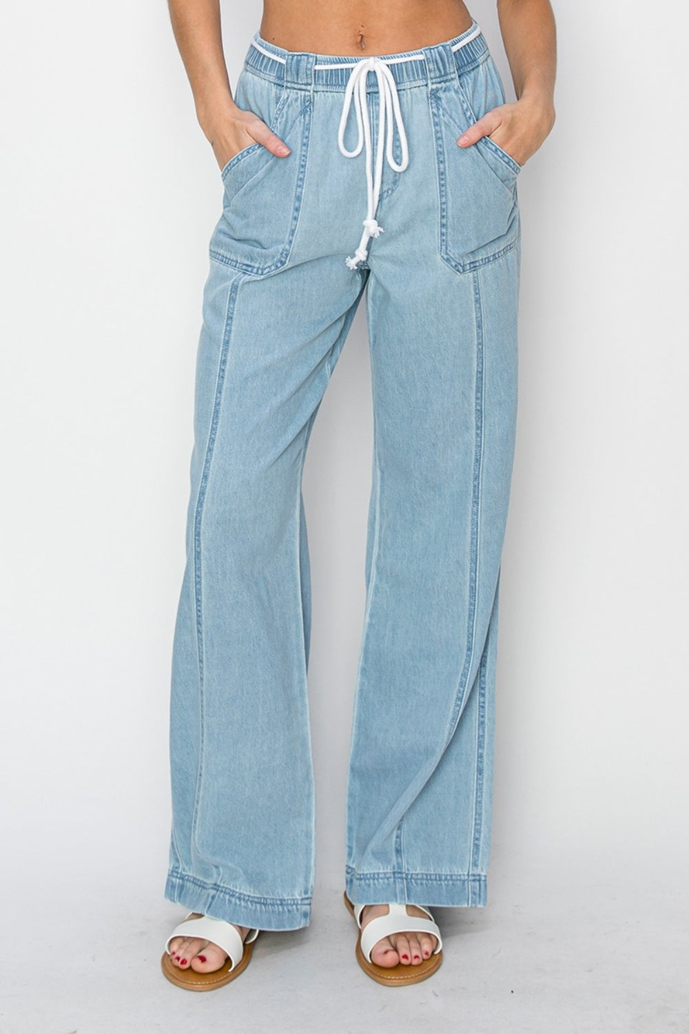 Last One Sale! Originally $69 High Rise Straight Jeans