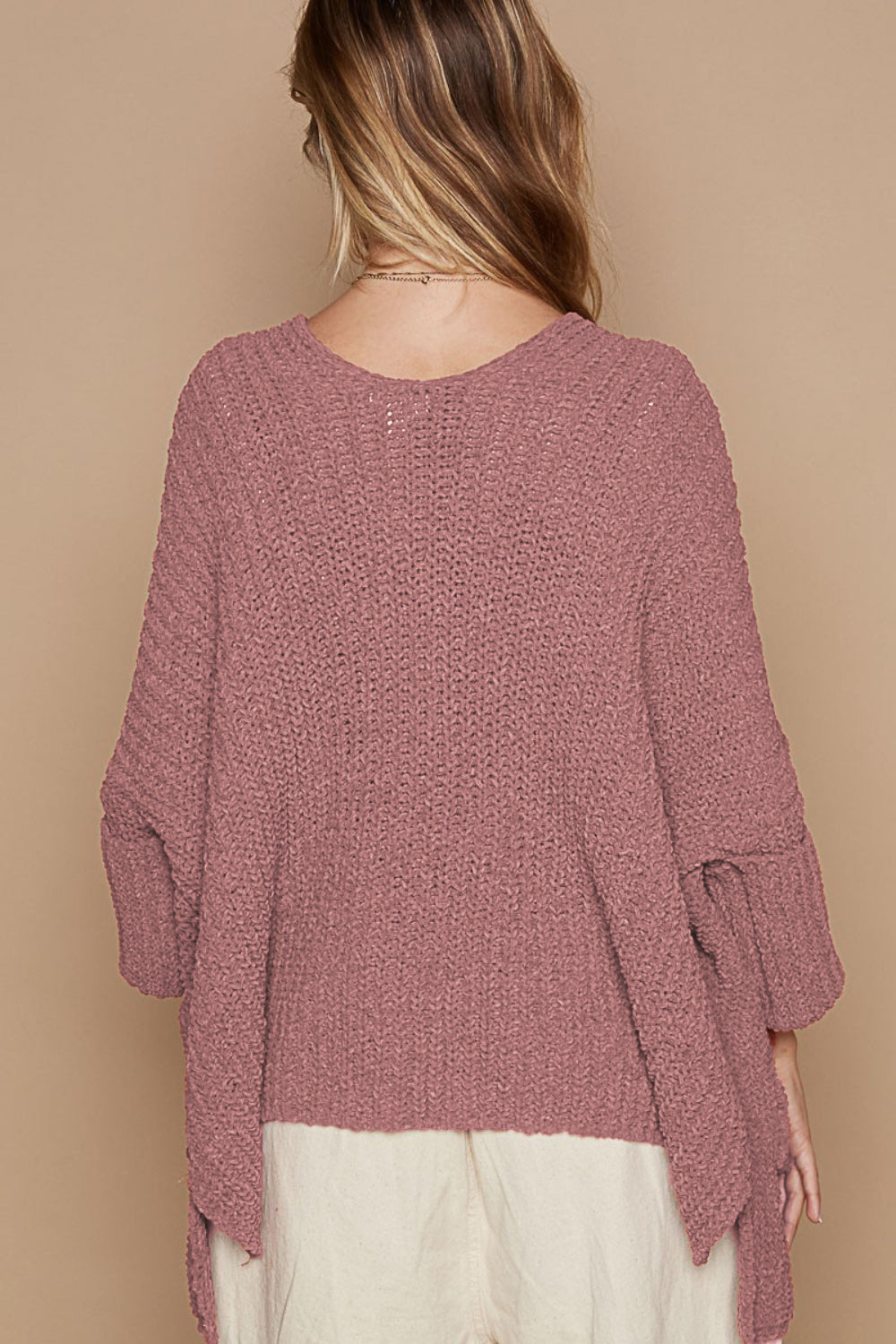 Mauve Boho Cardigan