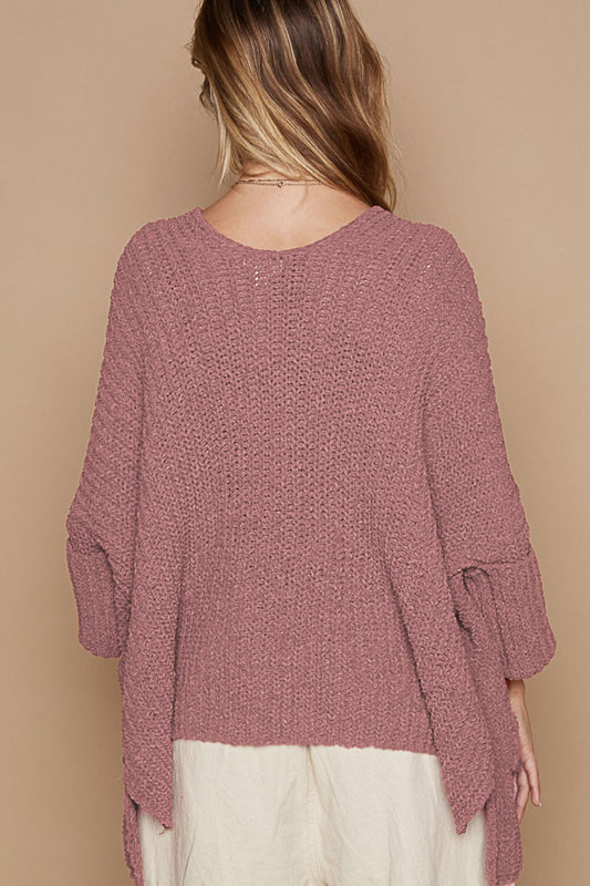 Mauve Boho Cardigan