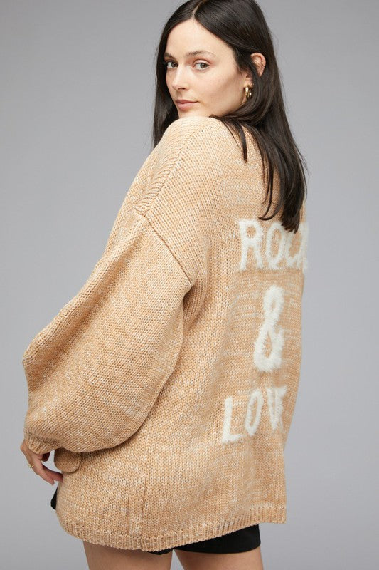 Last One Sale! Knit Long Sleeve Cardigan