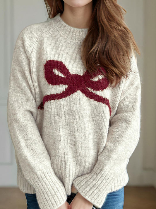 Holiday Bow Sweater (*2 Week Delivery) Free Ship