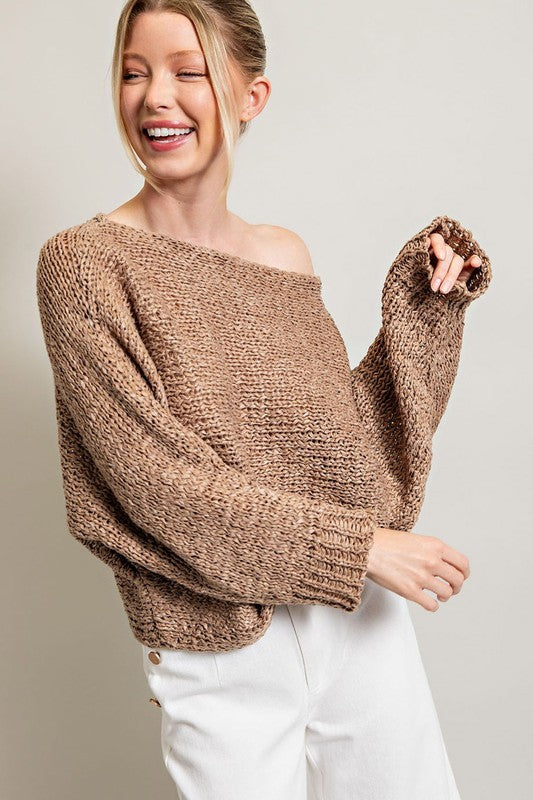 Mocha Knit Sweater