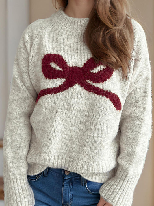 Holiday Bow Sweater (*2 Week Delivery) Free Ship