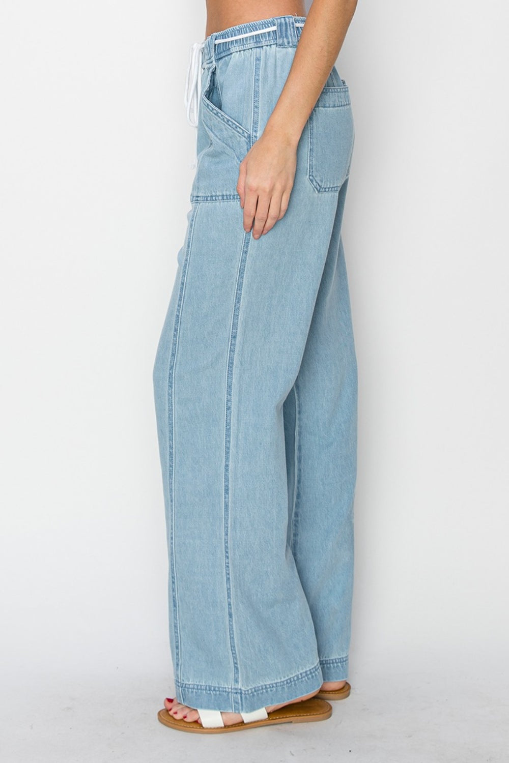 Last One Sale! Originally $69 High Rise Straight Jeans