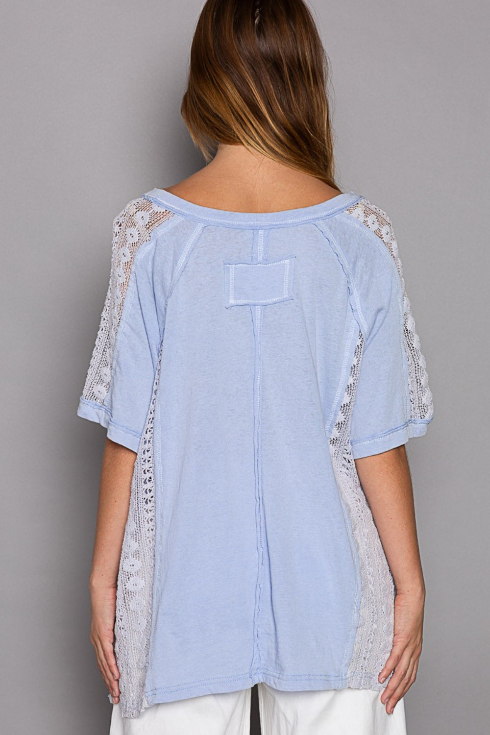 Last One Sale! Lace Crochet Boho Tee-Shirt