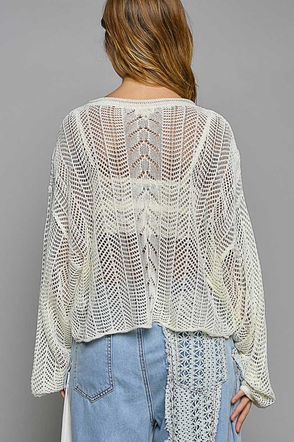 Last One Sale! Originally $58 Balloon Sleeve Knit Top